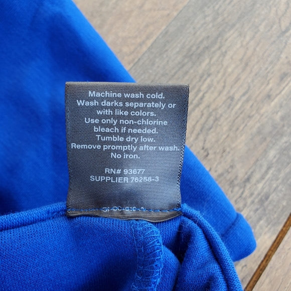 MENS Sports Illustrated Jogger Track Blue White Stripe M Drawstring NWT - Picture 6 of 7